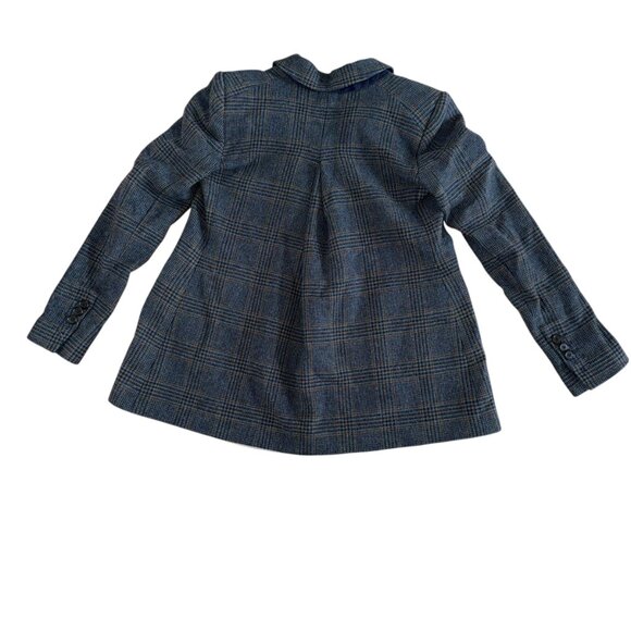 Veronica Beard Yareli Dickey Jacket Plaid 100% Wool Blazer Womens Size 0 - Picture 4 of 9